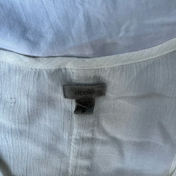 Ecote Ivory Tank Top with Navy Detailing - same top worn in vampire diaries - Picture 3 of 6